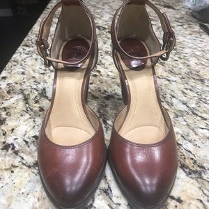 Frye Ankle Strap Pumps size 6.5